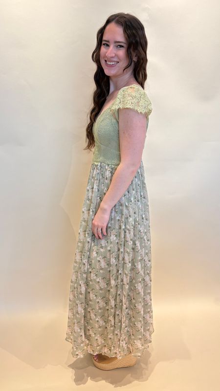 SCALLOPED LACE MAXI