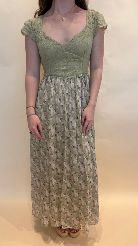 SCALLOPED LACE MAXI