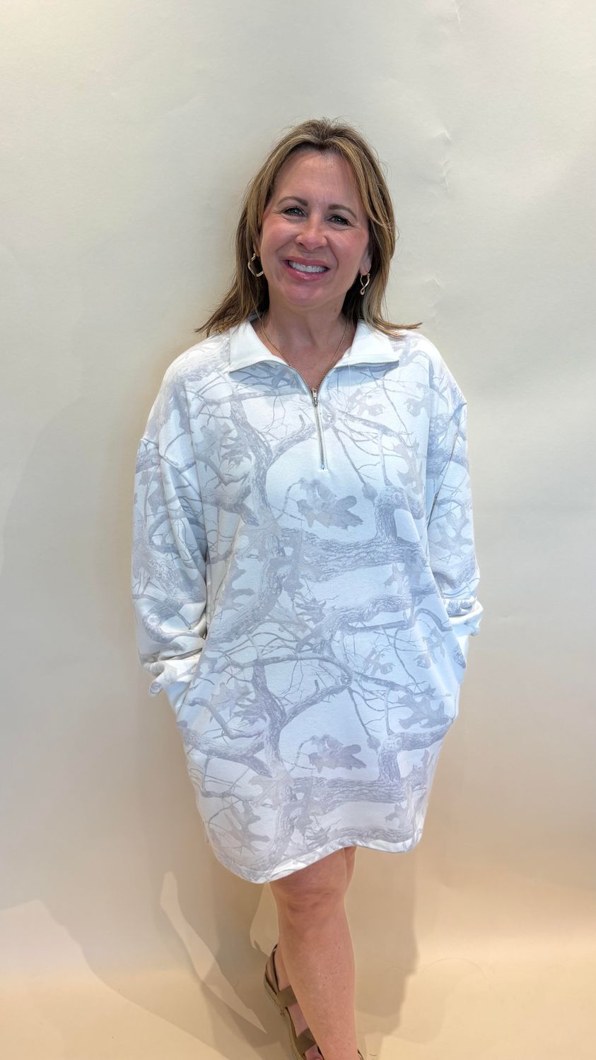 SNOW CAMO DRESS