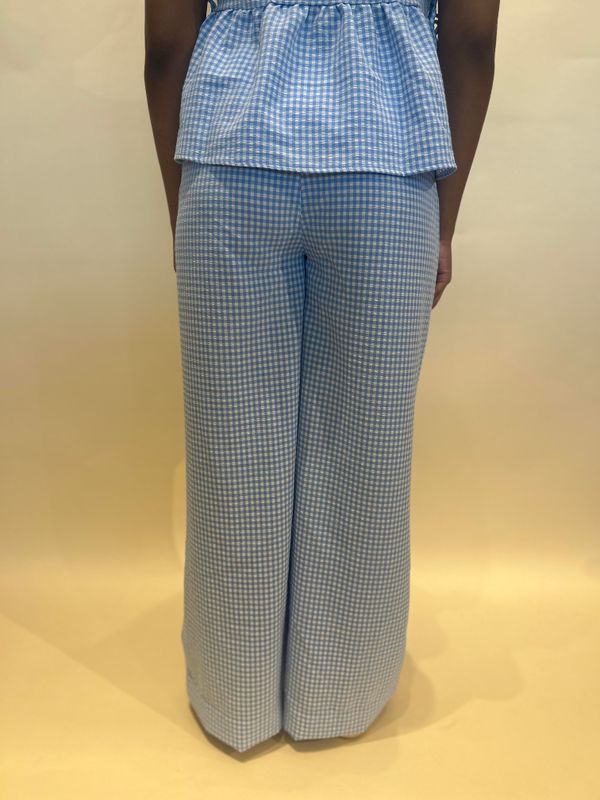 GINGHAM PANTS