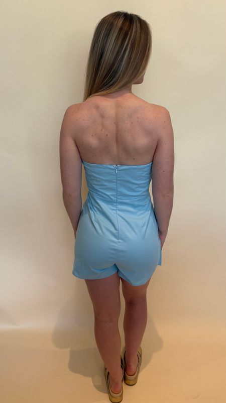 STRAPLESS ROMPER