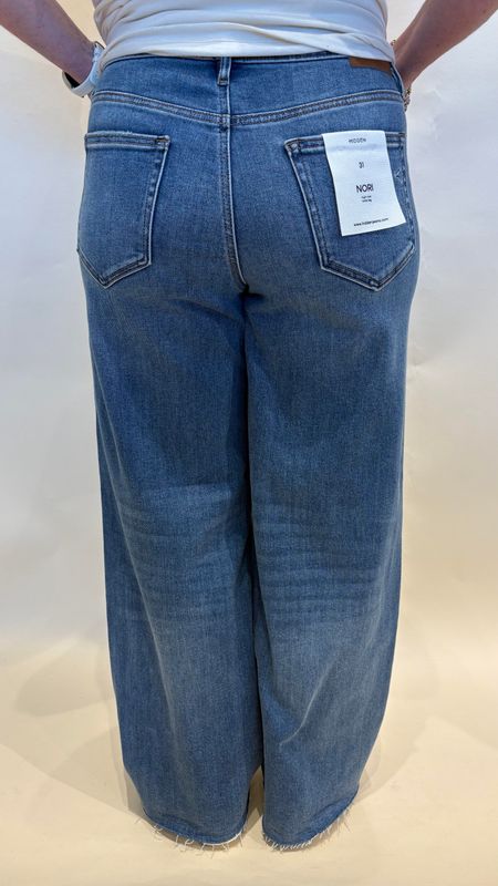 DARK WASH WIDE LEG