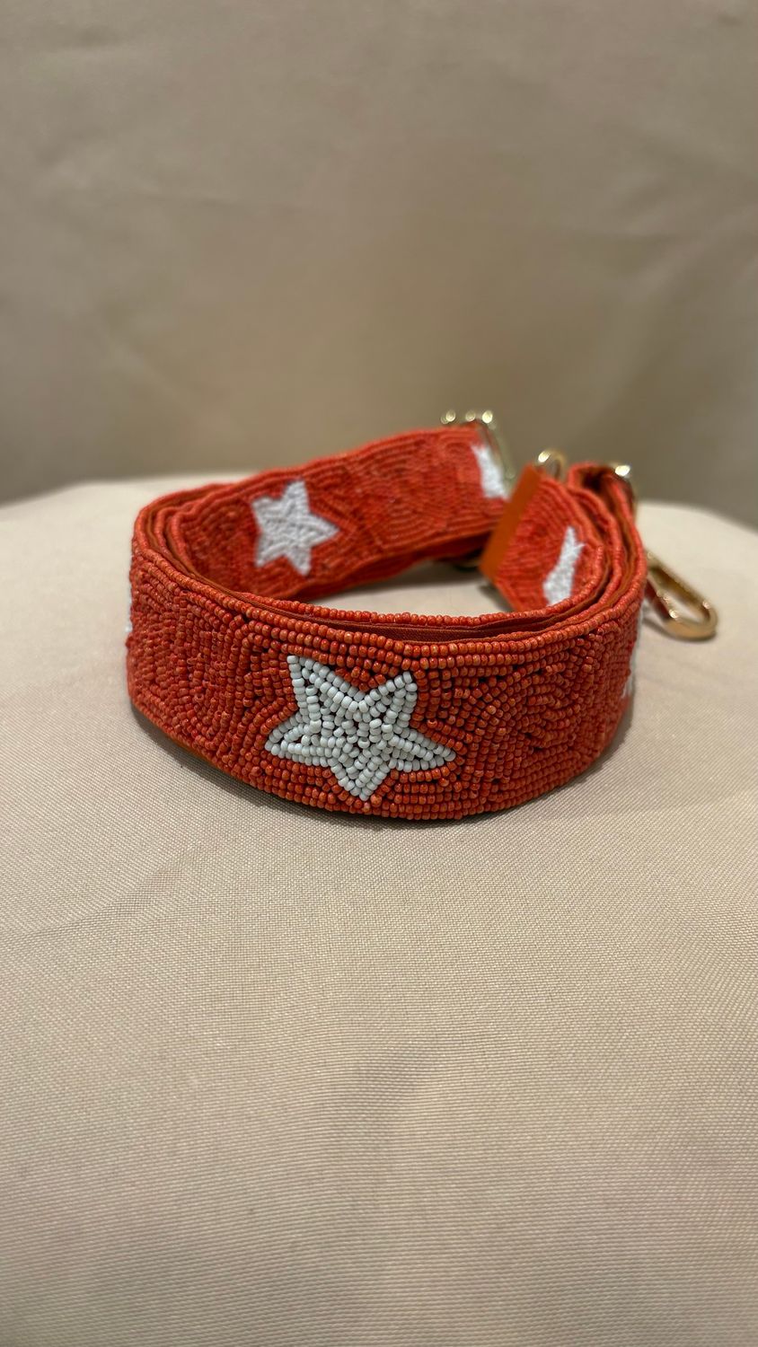 RHINESTONE/GAMEDAY GUITAR STRAP