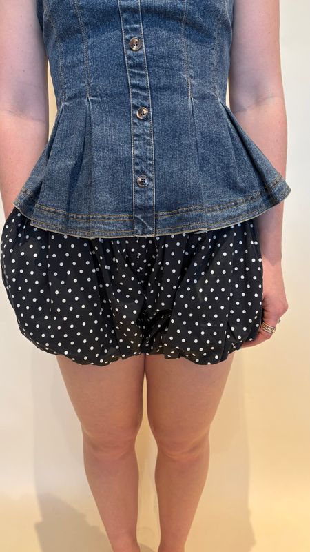 POLKA DOT BALLOON SHORTS