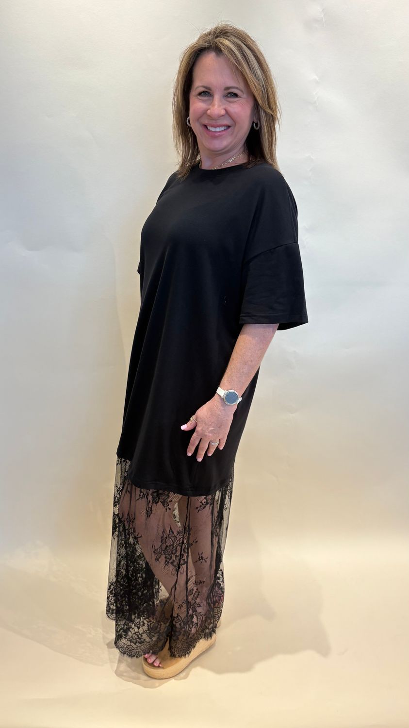 LACE T SHIRT DR