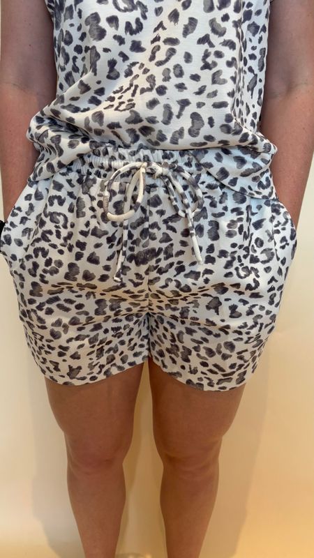 LEOPARD PRINT SHORTS