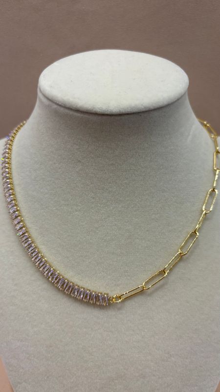 GOLD PLATED W STONES