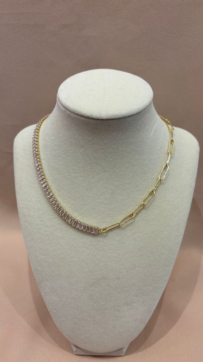 GOLD PLATED W STONES