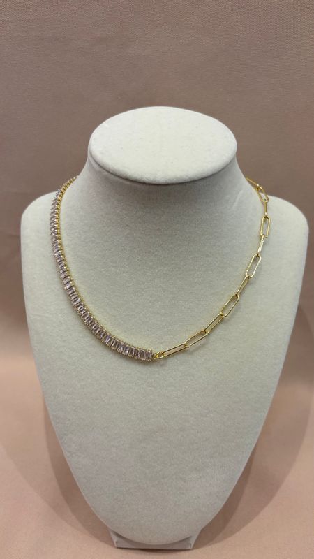 GOLD PLATED W STONES