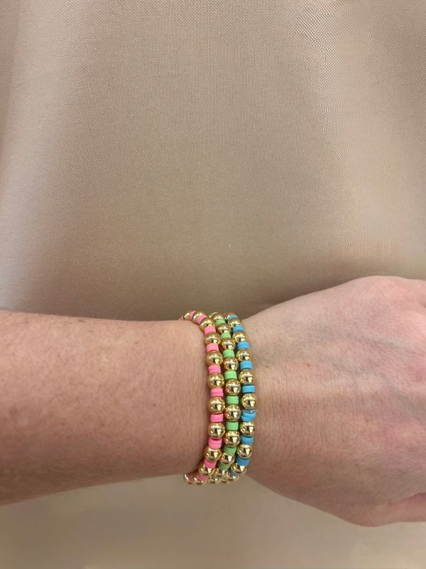 GOLD FILLED COLORFUL BR
