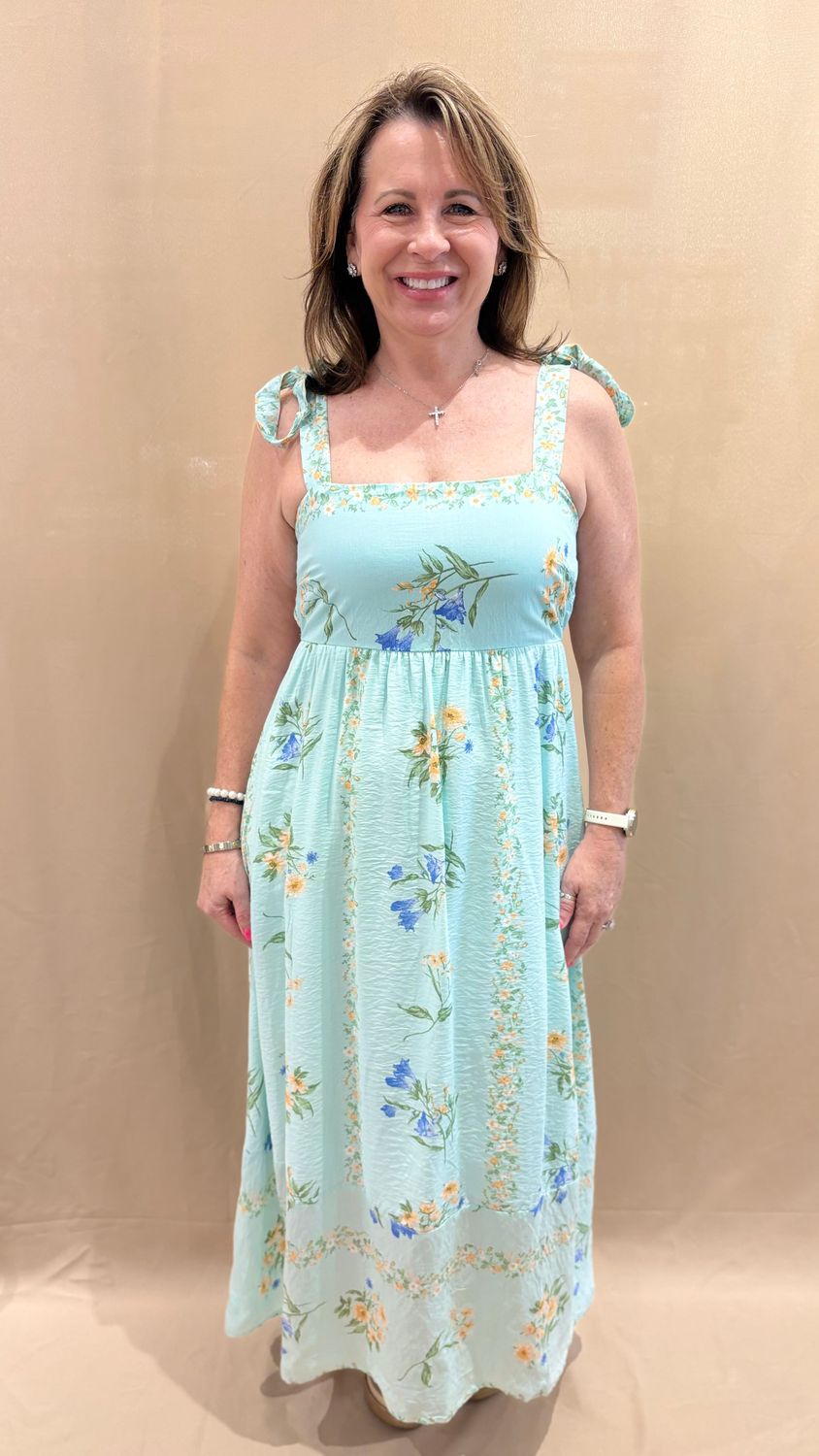 FLORAL STRIPE EMPIRE