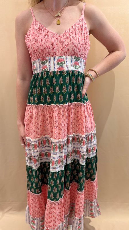 THIN STRAP PATTERNED TIER DR