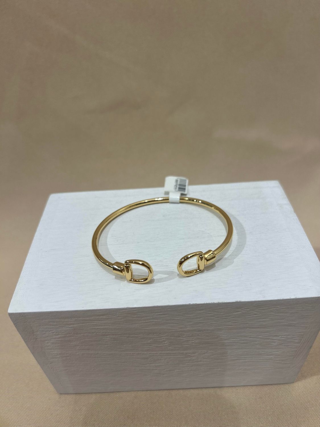 GOLD HORSE BIT BRACELET