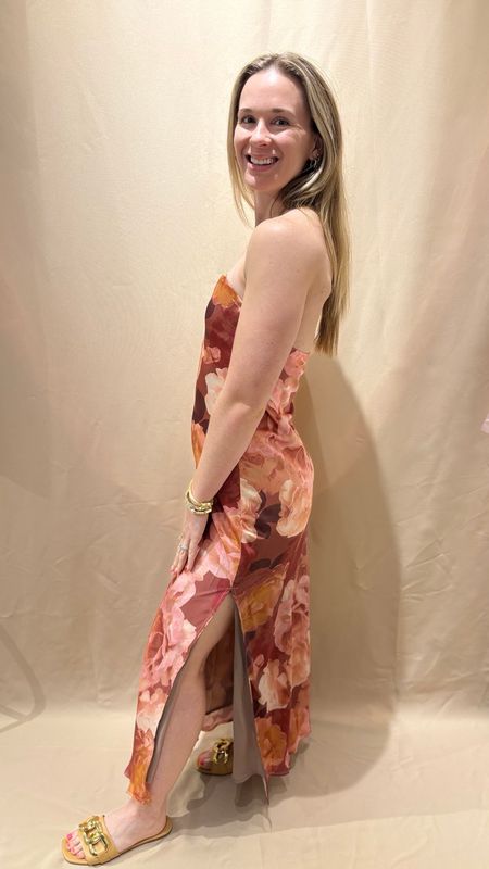 SLEEVELESS MAXI FLORAL