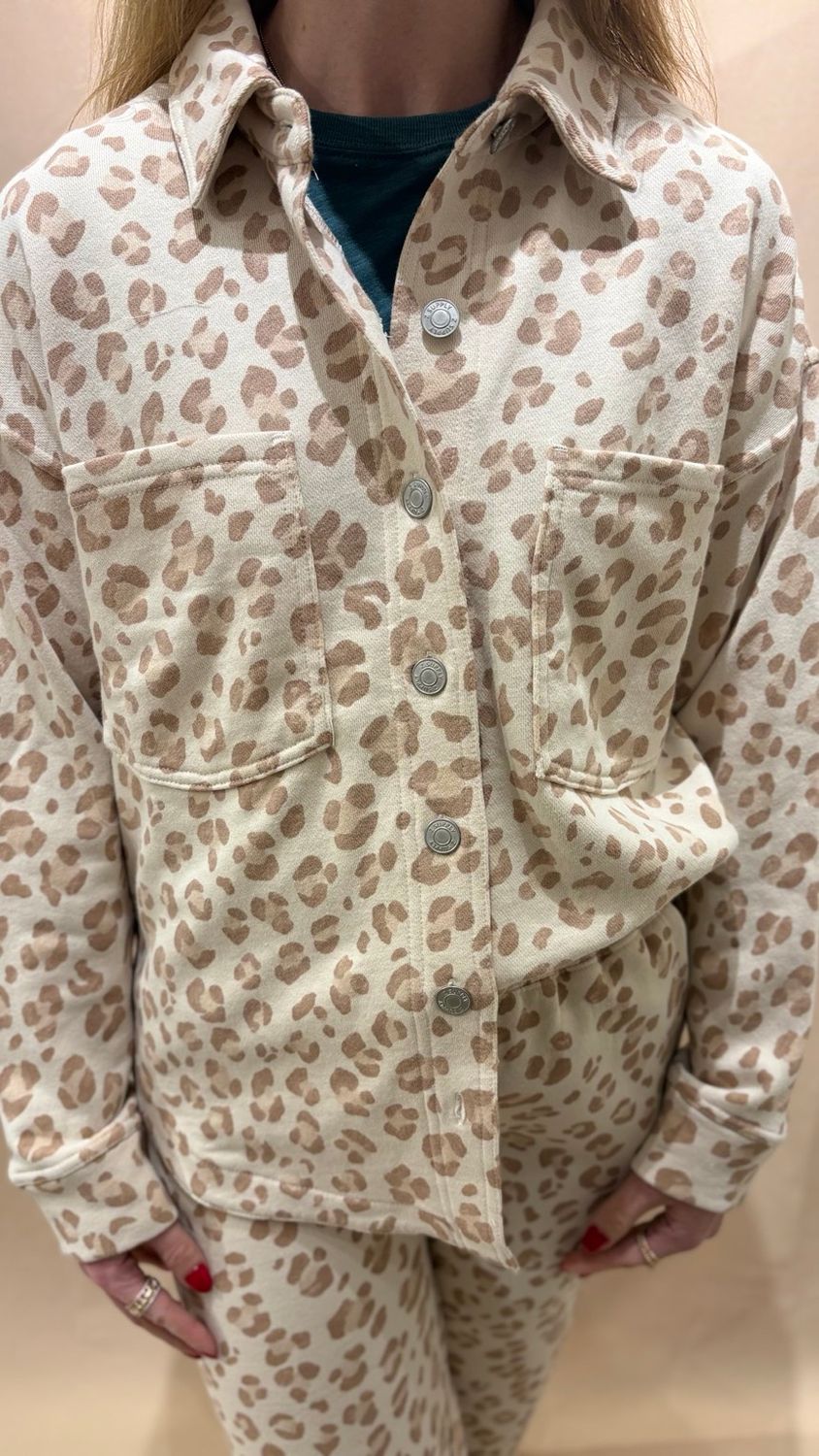 ALL DAY KNIT LEOPARD JACKET