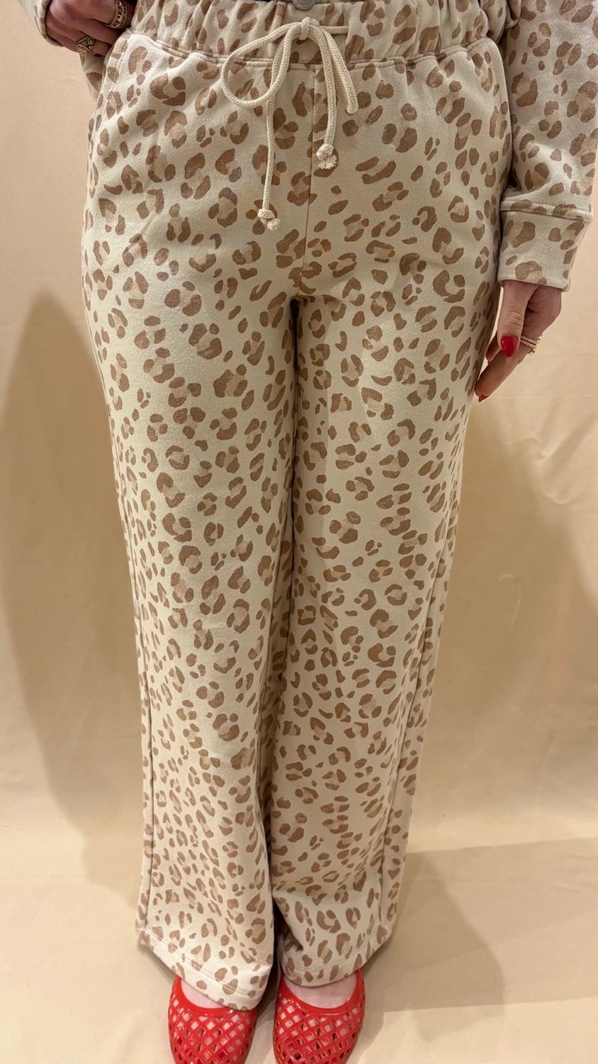 HUNTER KNIT LEOPARD PANT