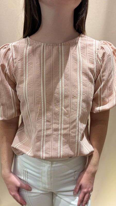 V BACK 2 BOW PLAID