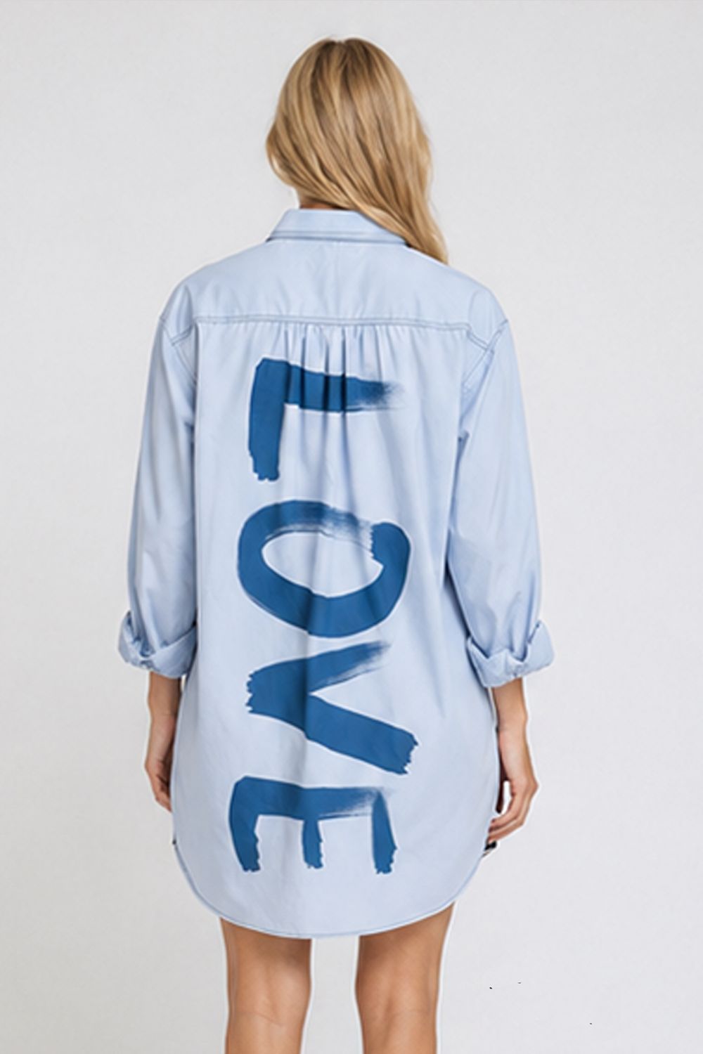 LOVE SHIRT DRESS