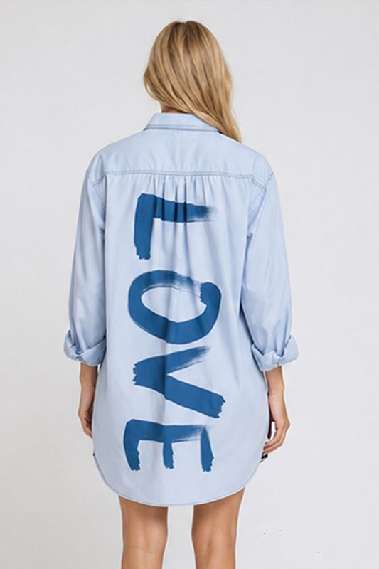 LOVE SHIRT DRESS