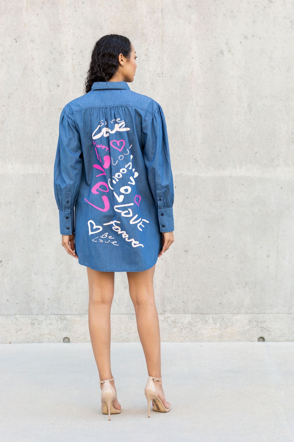 LOVE MIXED WORDS SHIRT DR