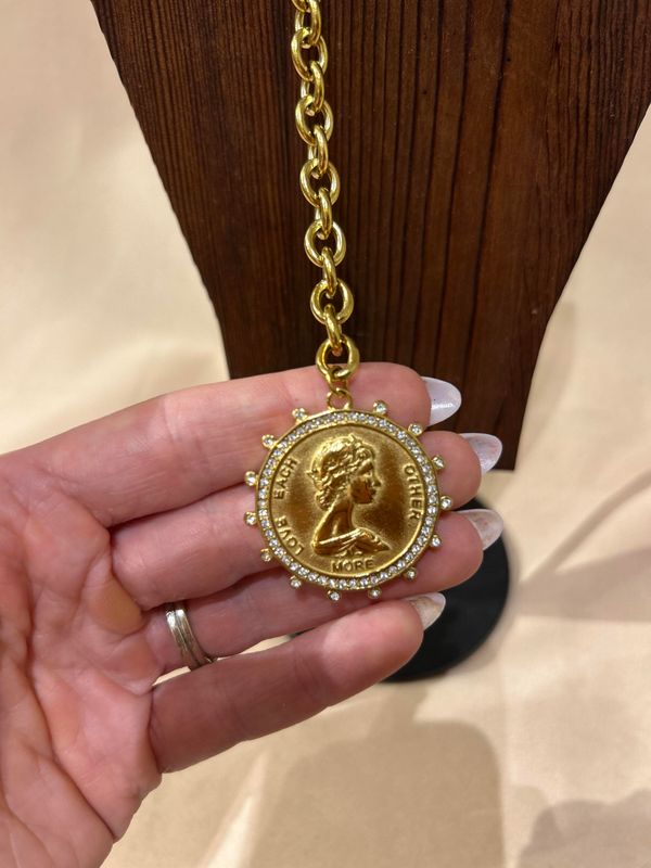 36" COIN NECKLACE