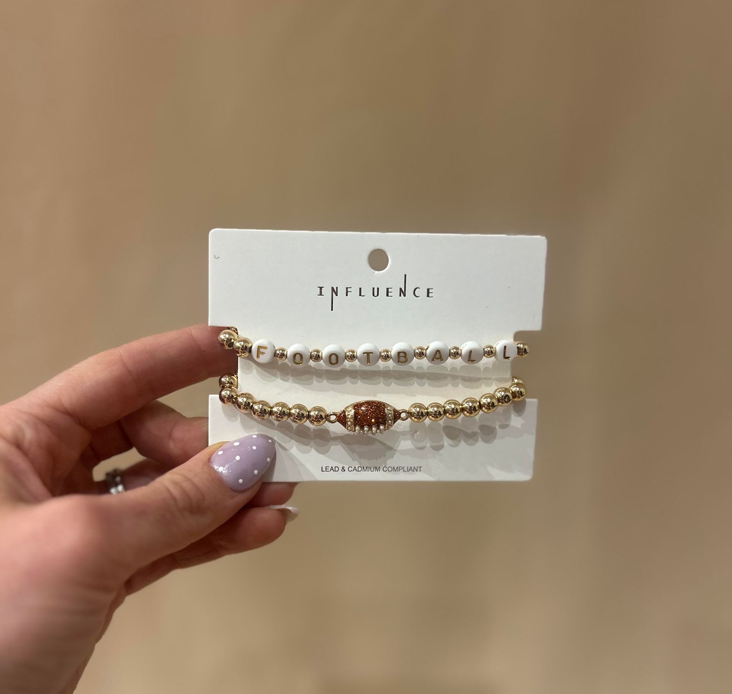 FOOTBALL STRETCH BRACELETS