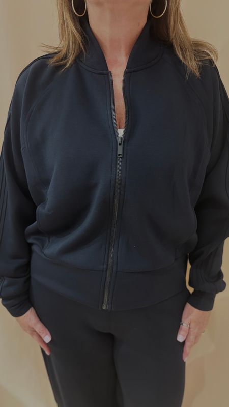 PINTUCK TRACK JACKET
