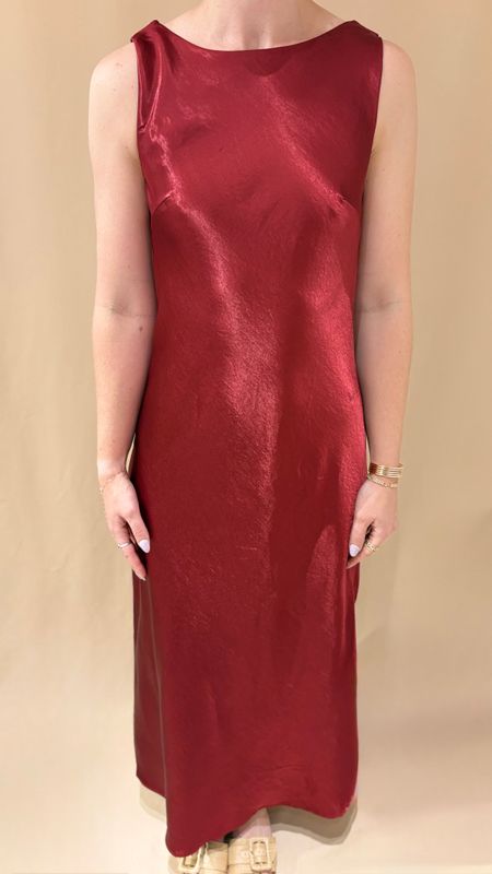 SLEEVELESS BACK COWL MAXI