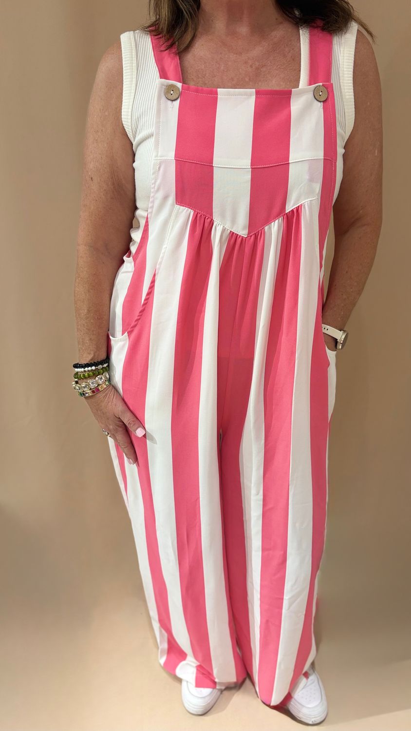 VERTICAL STRIPE WIDE LEG JS
