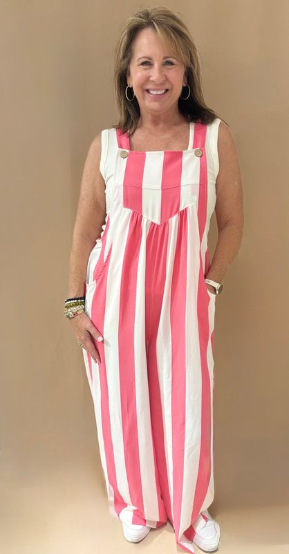 VERTICAL STRIPE WIDE LEG JS
