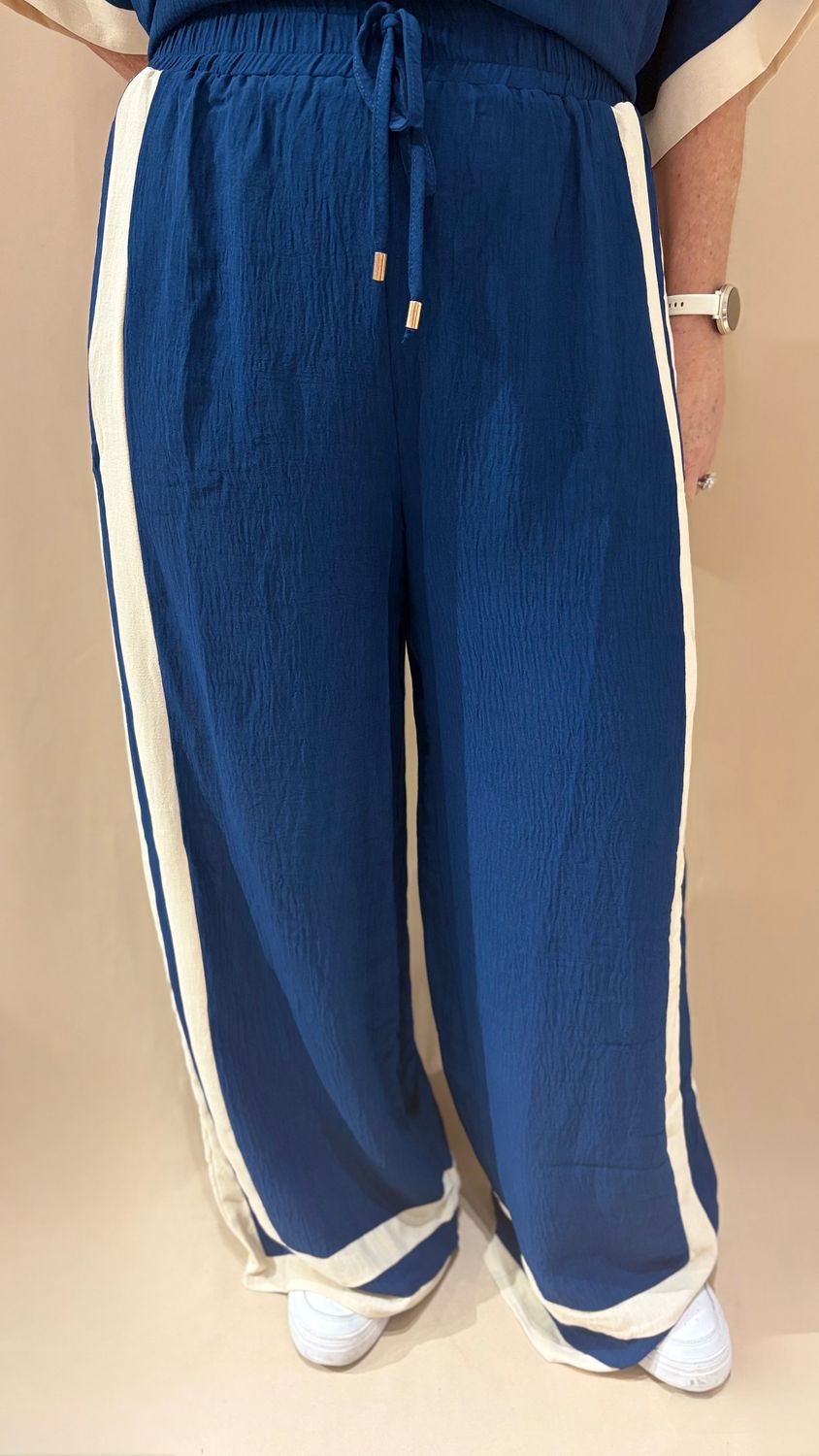 WIDE LEG CONTRAST TRIM