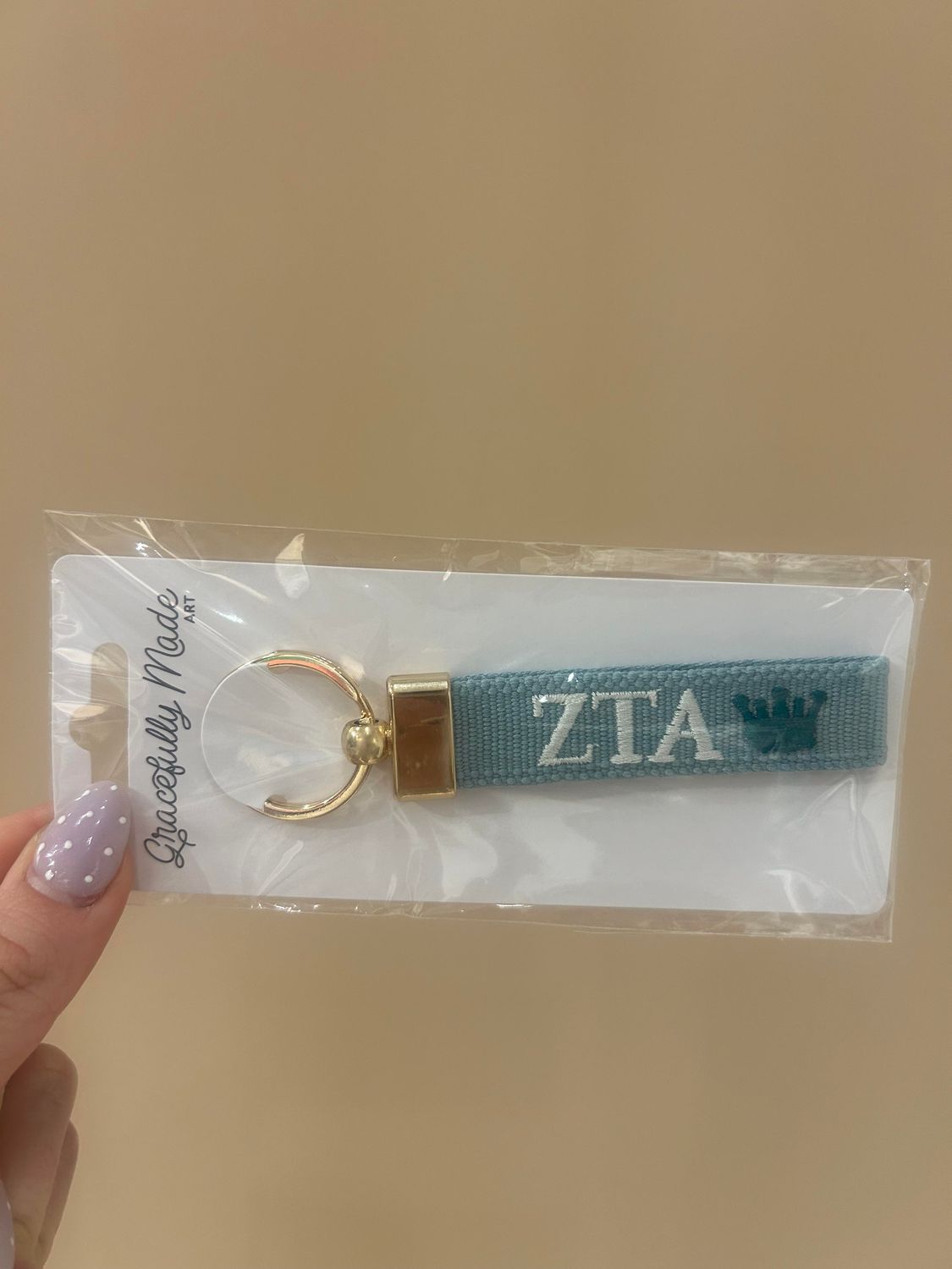 ZETA TAU ALPHA KEYCHAIN