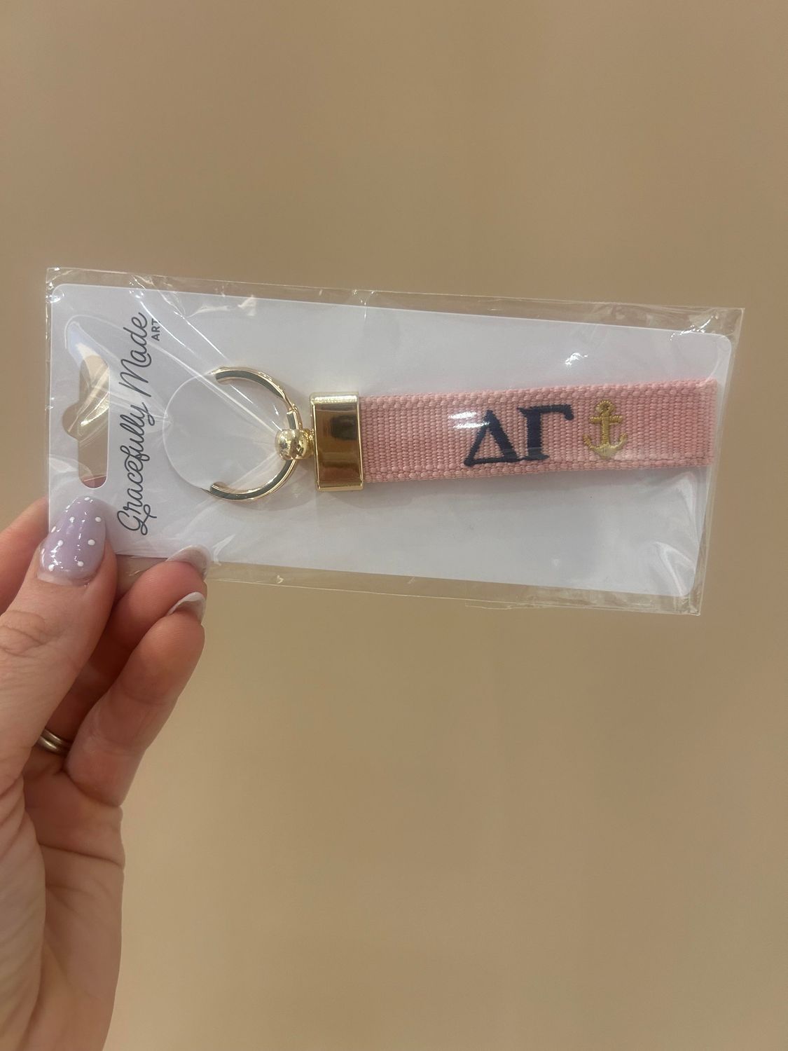 DELTA GAMMA KEYCHAIN