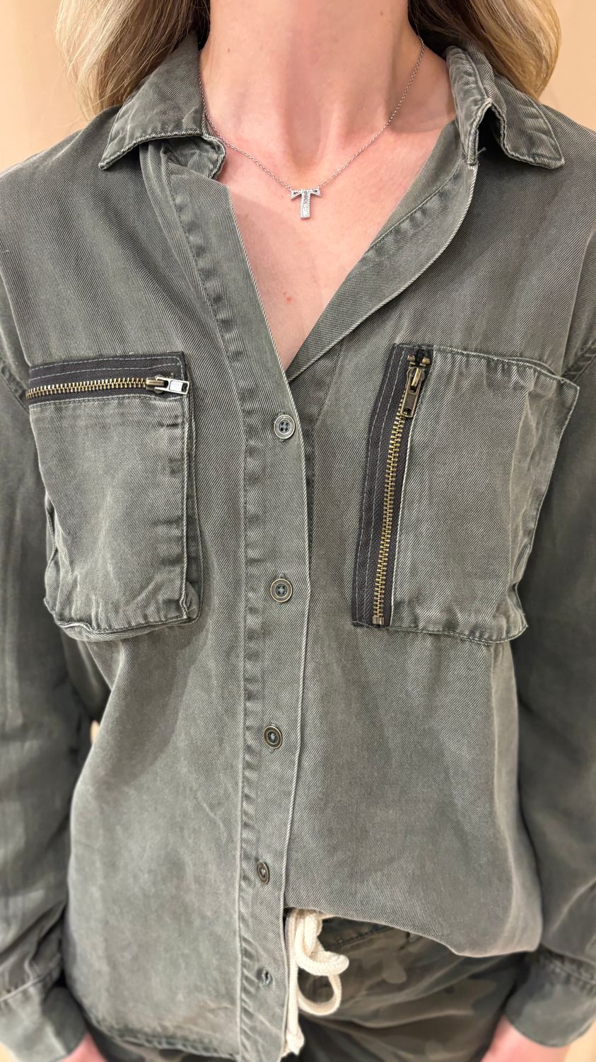 TENCEL BUTTON DOWN