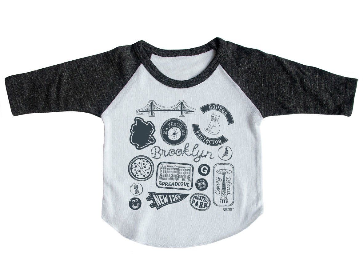 T-Shirt Kids - Brooklyn Baby Baseball