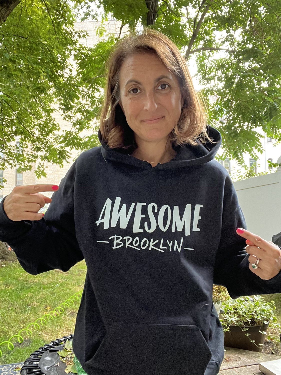 Awesome Brooklyn Black Hoodie