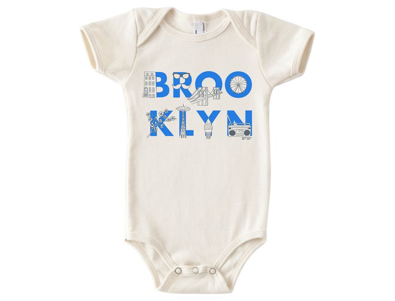 Onesie: Brooklyn Font