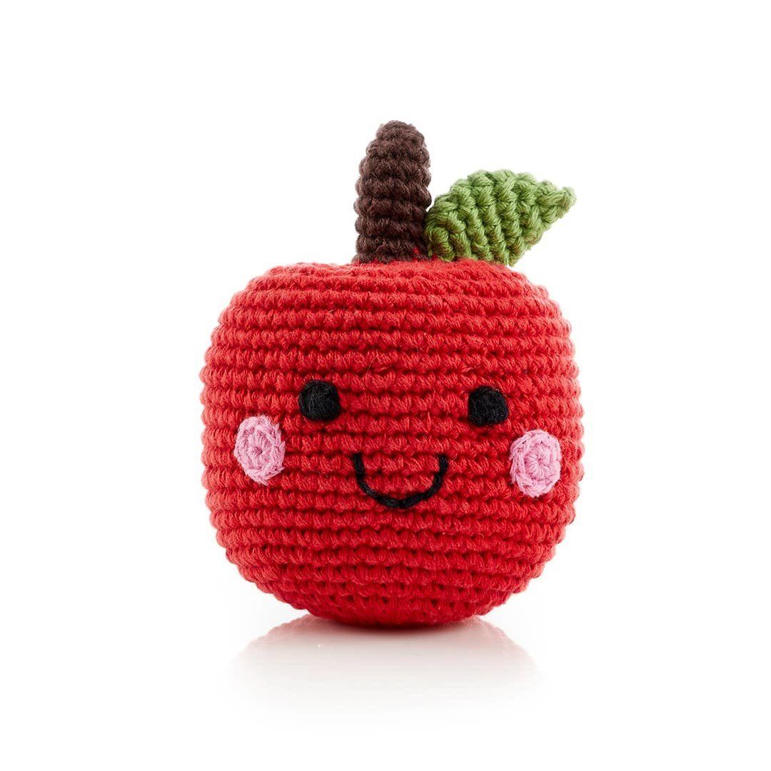 Food Rattles: , Style: Apple