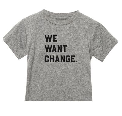T-Shirt Kids - We Want Change:
