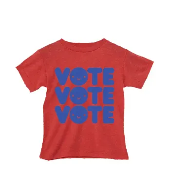 Kids T-Shirt - VOTE Red and Blue: