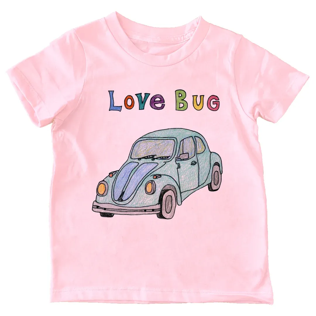 T-Shirt Kids - Love Bug Pink: