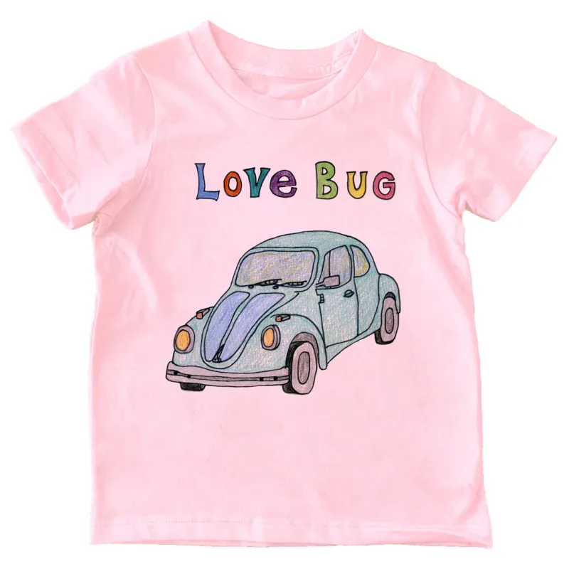 T-Shirt Kids - Love Bug Pink: