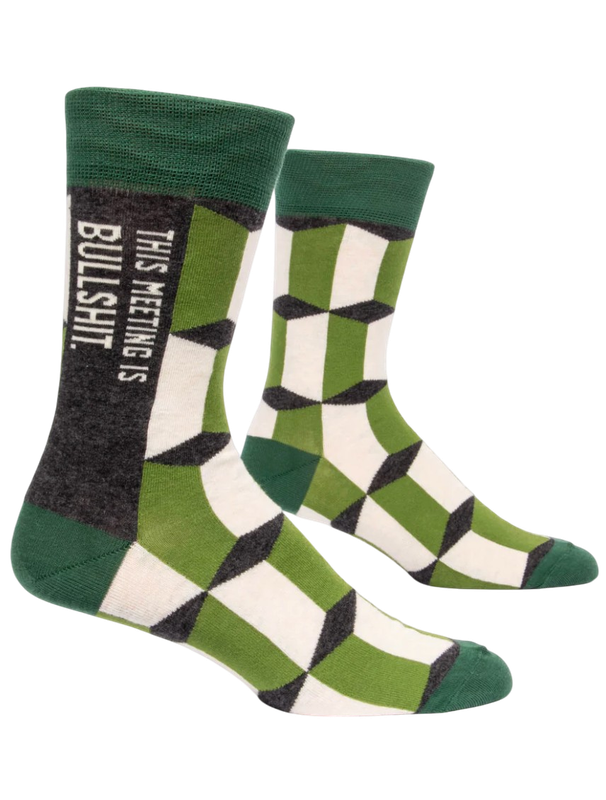 Socks - Men's Crew: Bullshit Meeting