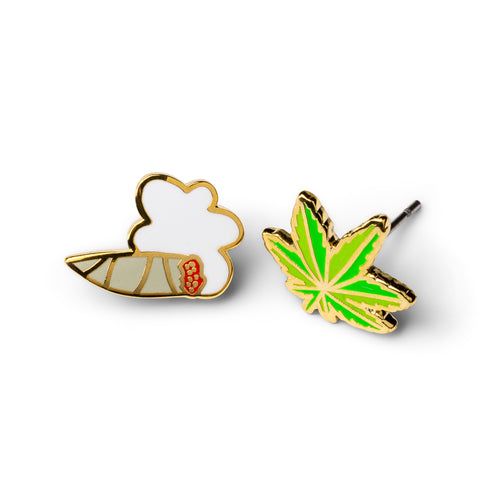 Earrings - Stud: YOW Weed