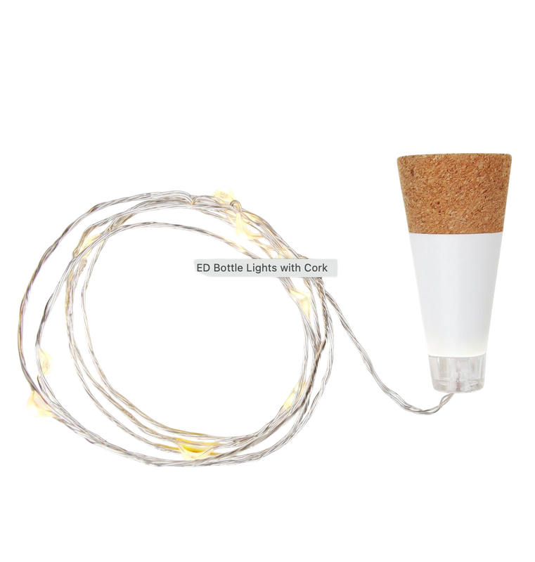 Bottle Light String  - White