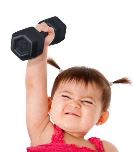 Buff Baby Dumbbell Rattle