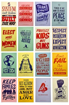 Protest Poster Prints- Part One: Set of 16