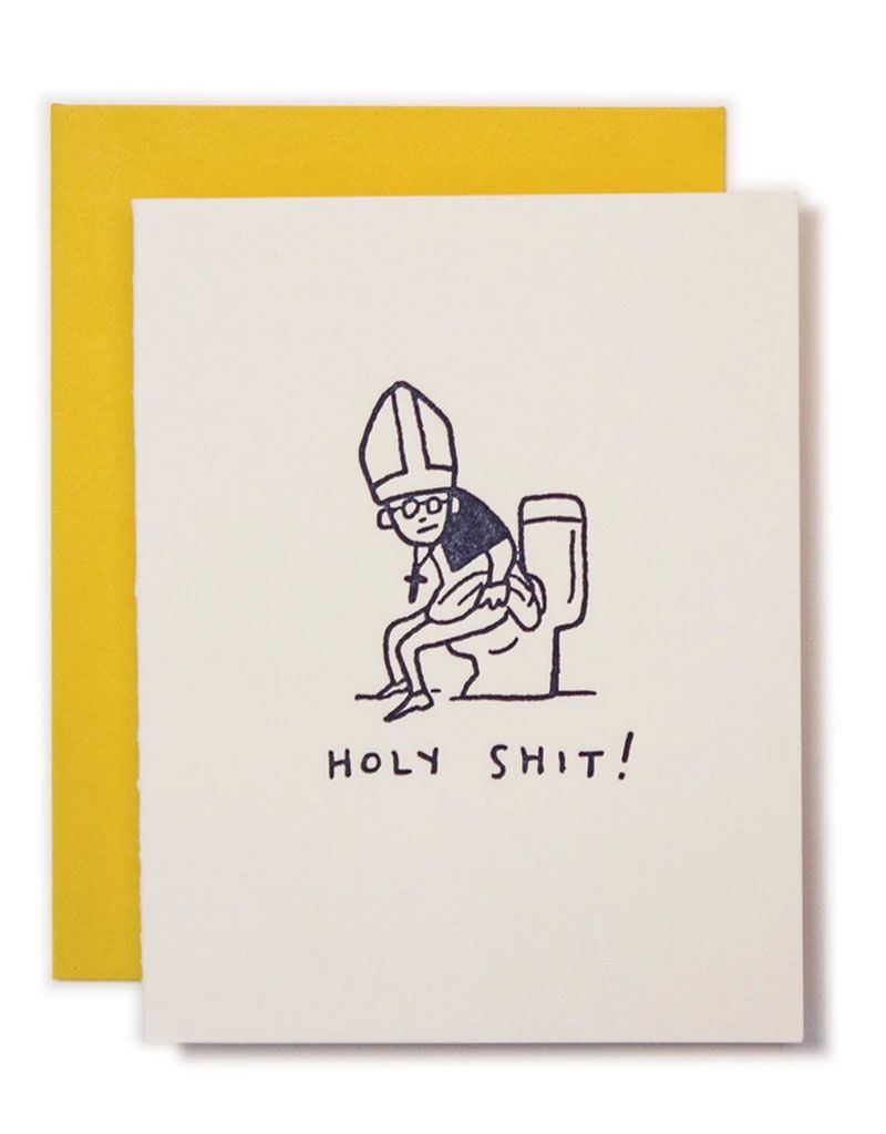 Card - Blank: Holy Shit