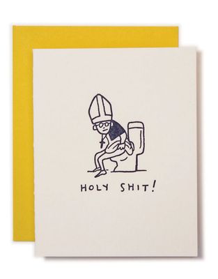 Card - Blank: Holy Shit