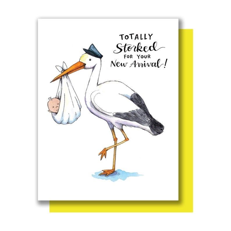 Card - Baby: Totally Storked